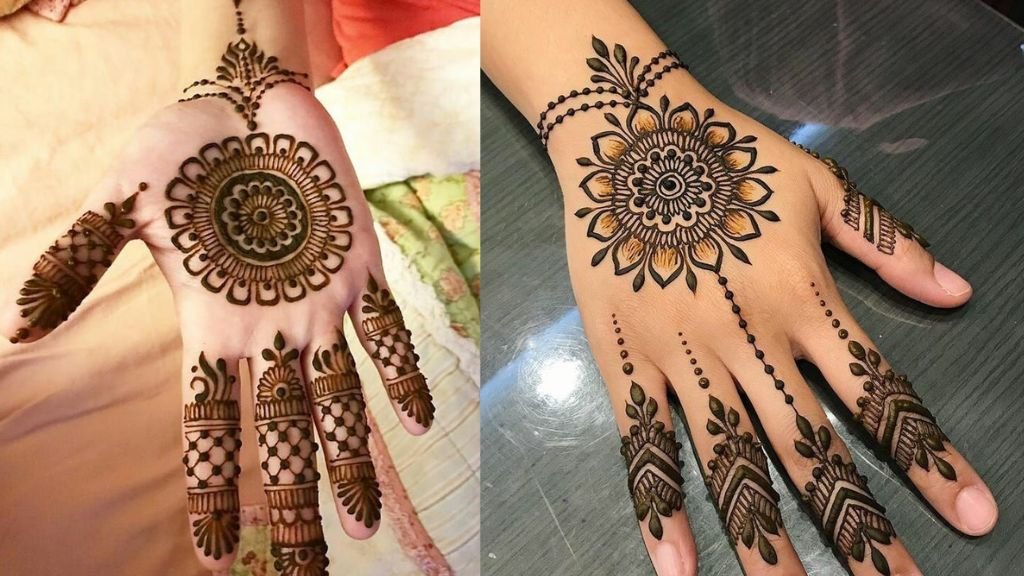 Gol Mehndi Design Photo