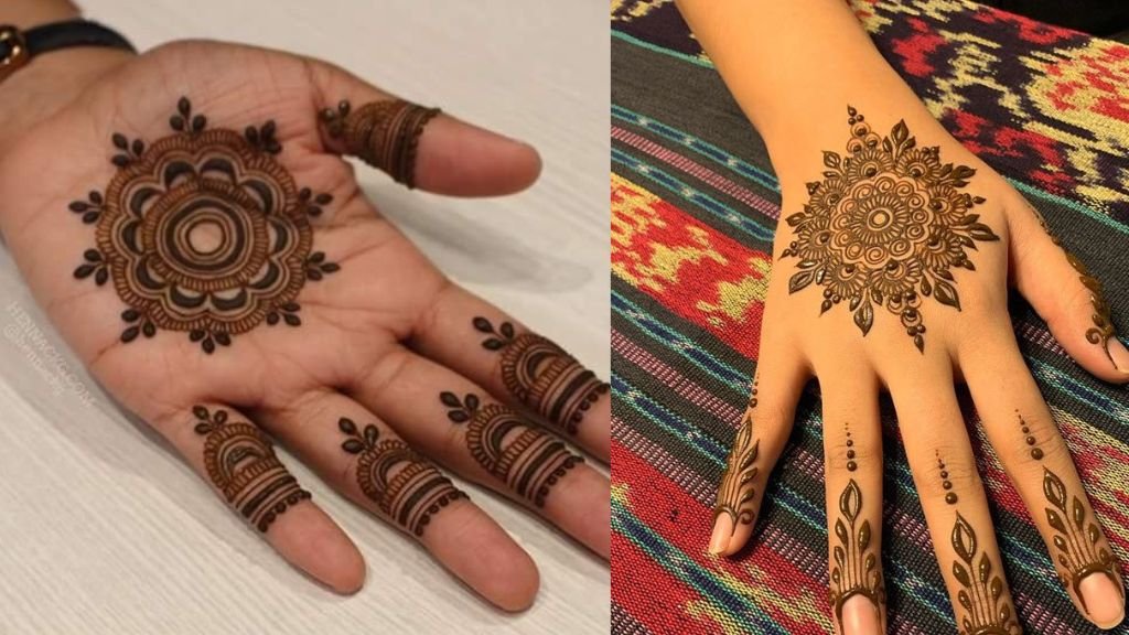 Gol Mehndi Design Photo