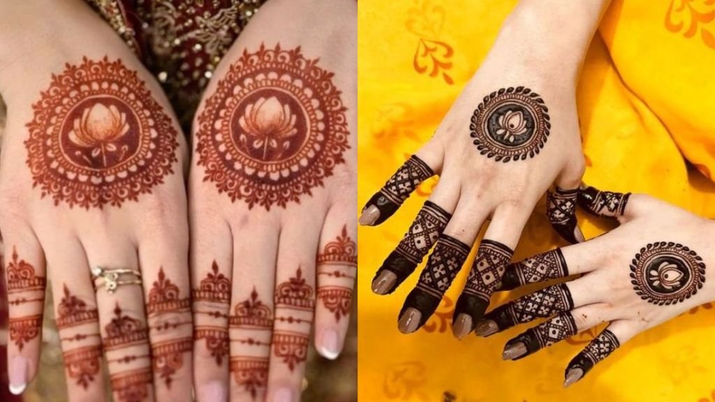 Gol Mehndi Design Photo