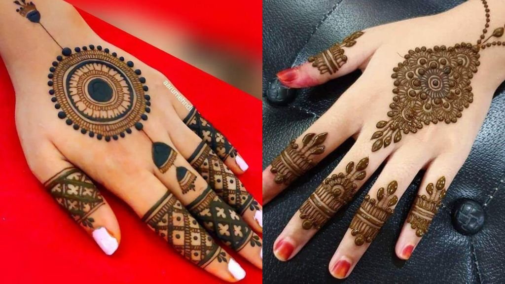 Gol Mehndi Design Photo