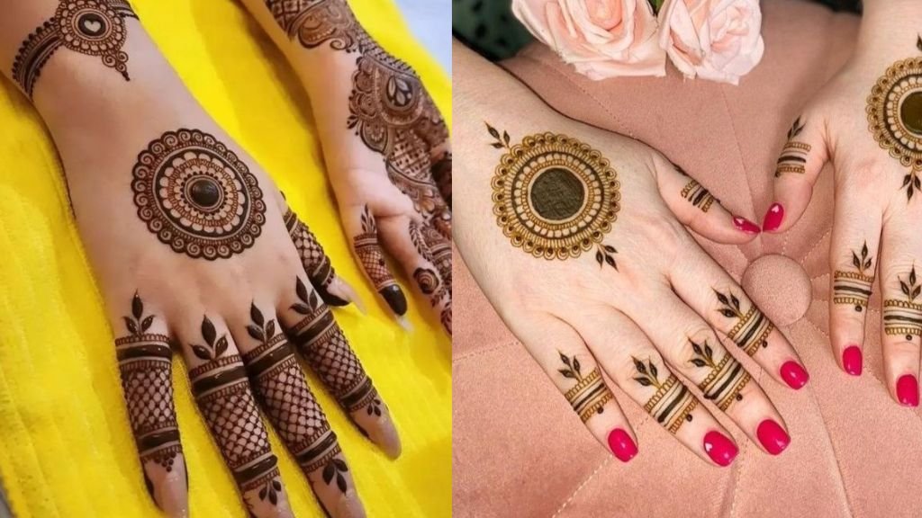 Gol Mehndi Design Photo