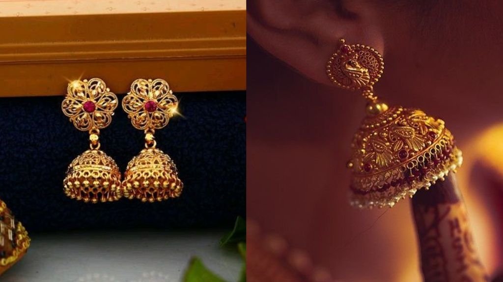 5 Gram Gold Jhumka Designs with Price