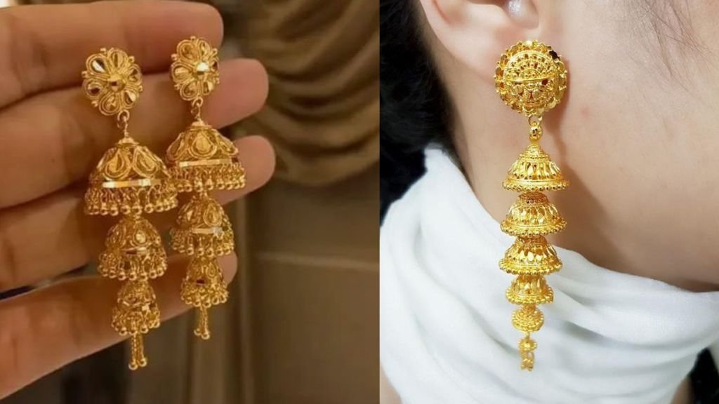 5 Gram Gold Jhumka Designs with Price