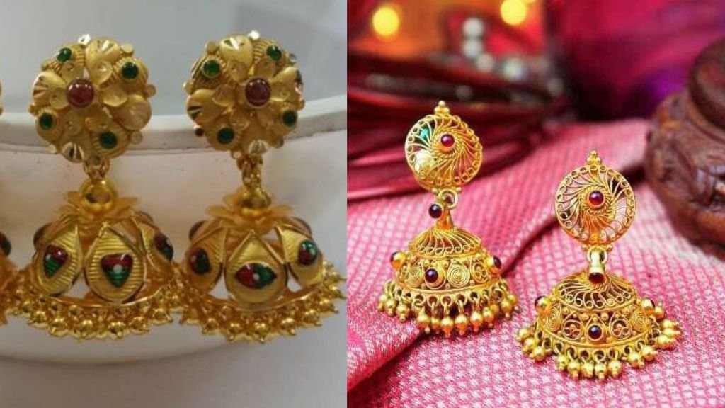 5 Gram Gold Jhumka Designs with Price