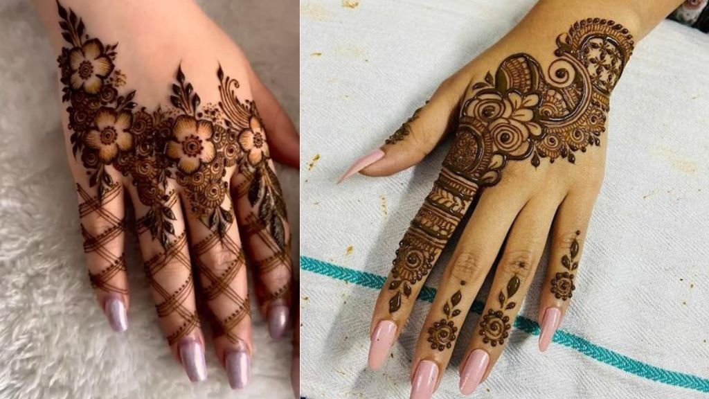 Piche ka Mehndi Design Simple