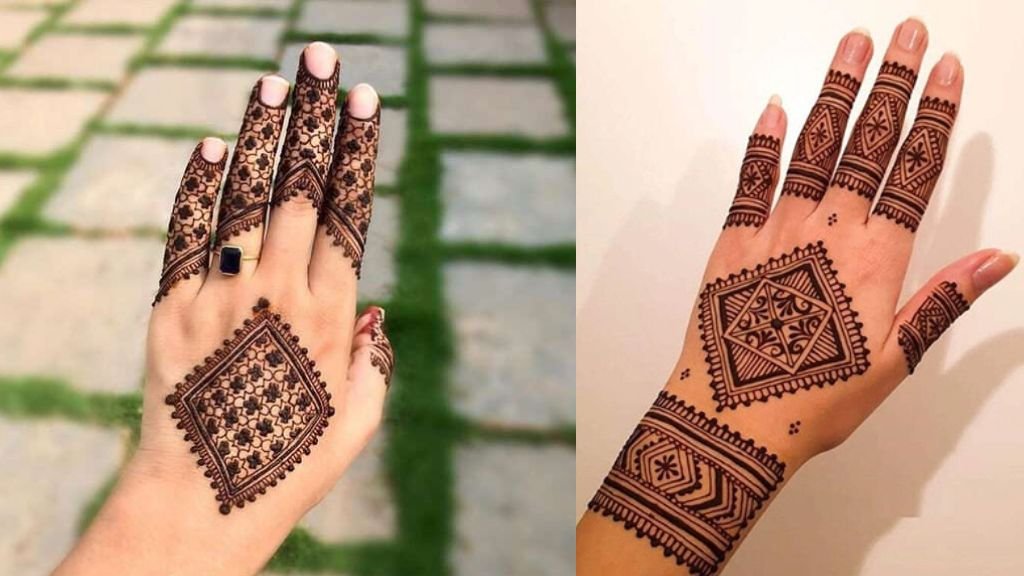 Piche ka Mehndi Design Simple