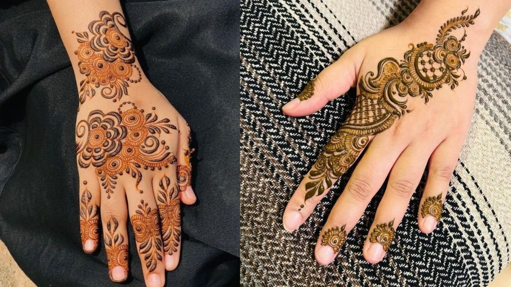 Simple Mehndi Design for Hand