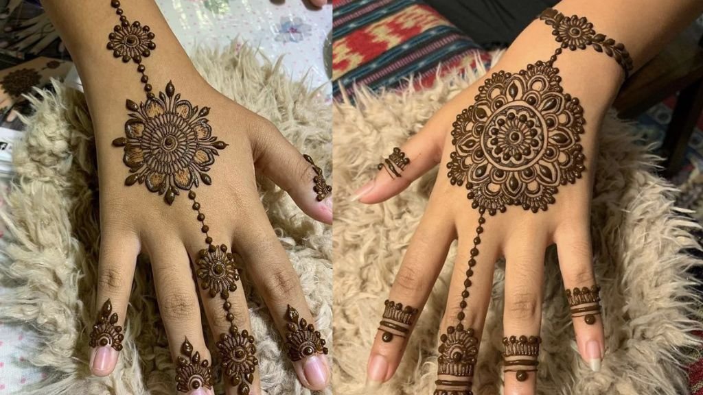 Simple Mehndi Design for Hand