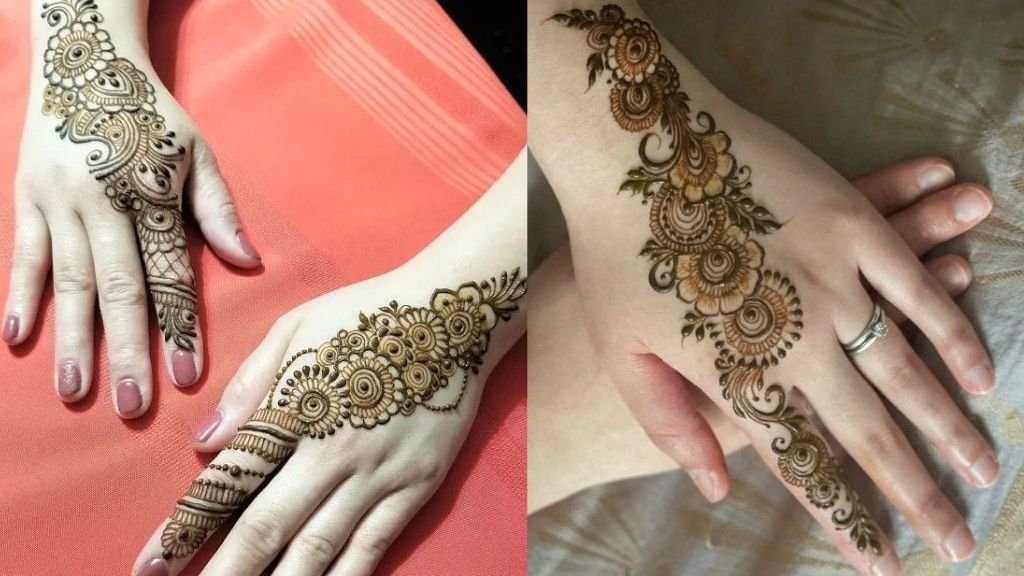 Back hand Beautiful Mehndi Designs