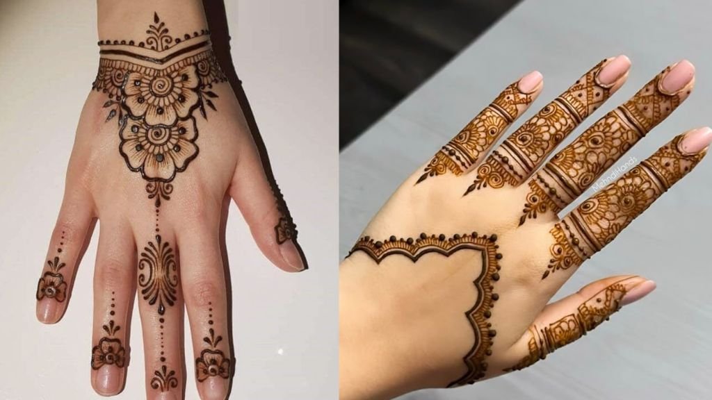 New Mehndi Design Back Hand