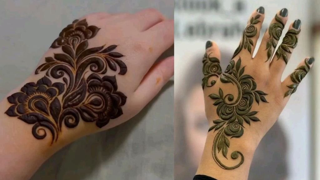 New Mehndi Design Back Hand