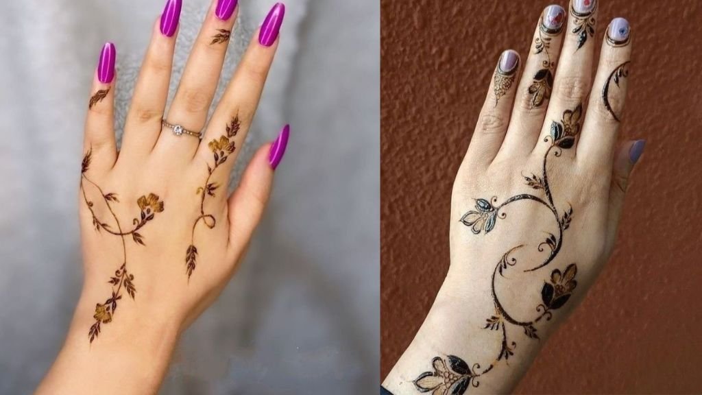 New Mehndi Design Back Hand