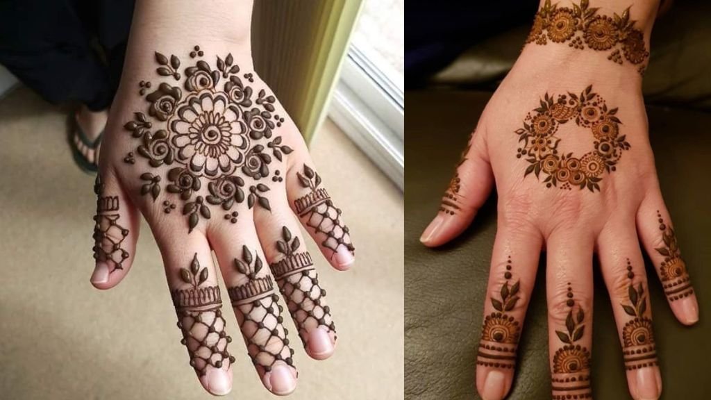 Beautiful Centre Mehndi Design