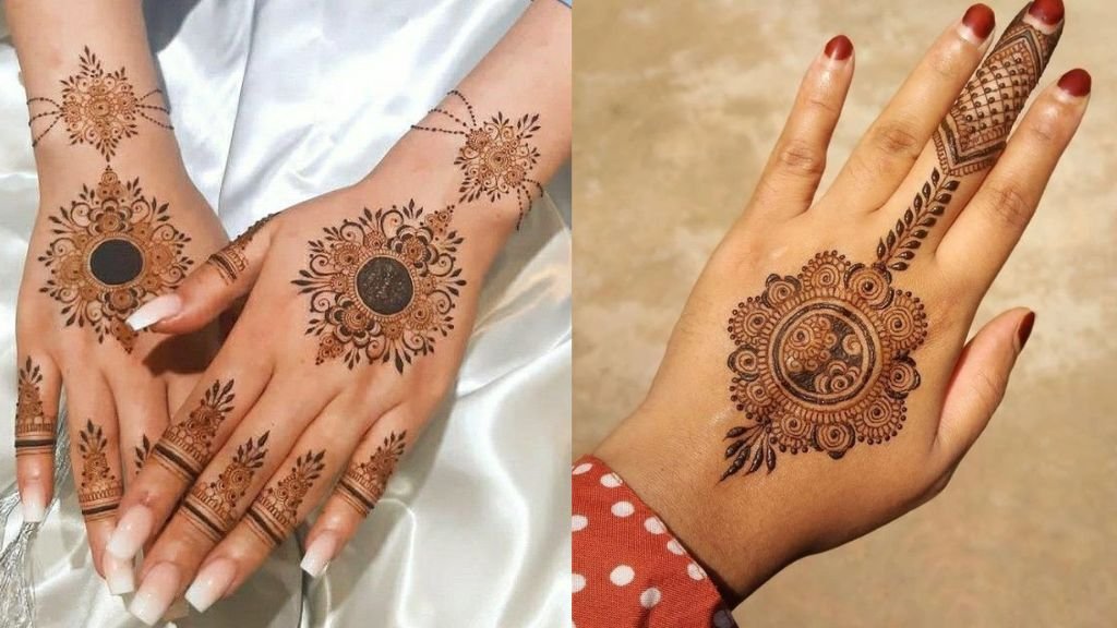 Beautiful Centre Mehndi Design