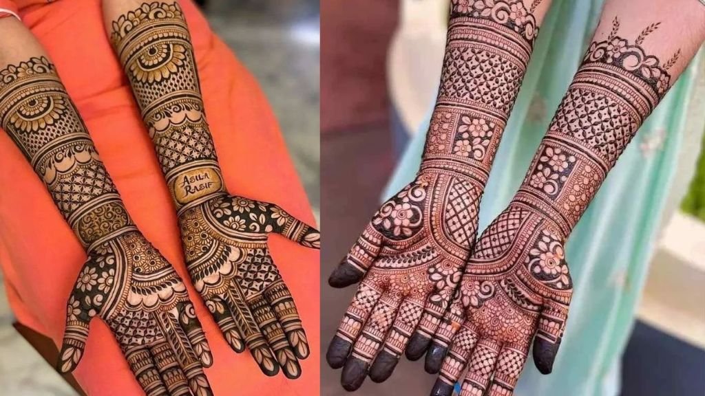 Simple Mehndi Design Front Hand