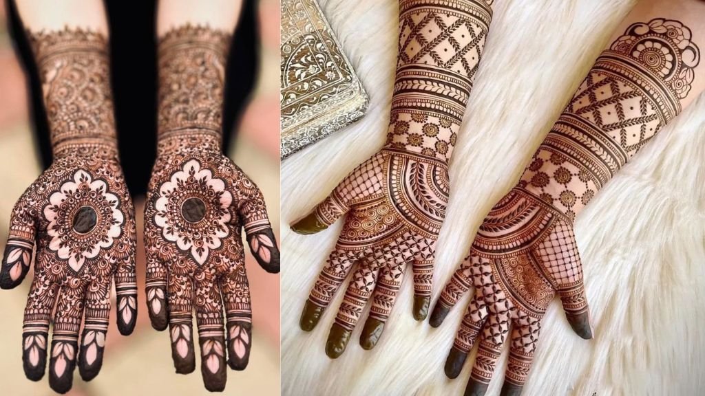 Simple Mehndi Design Front Hand