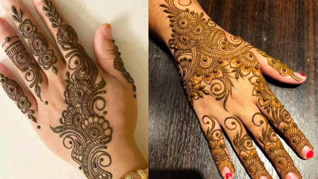 Back Side Mehndi Design