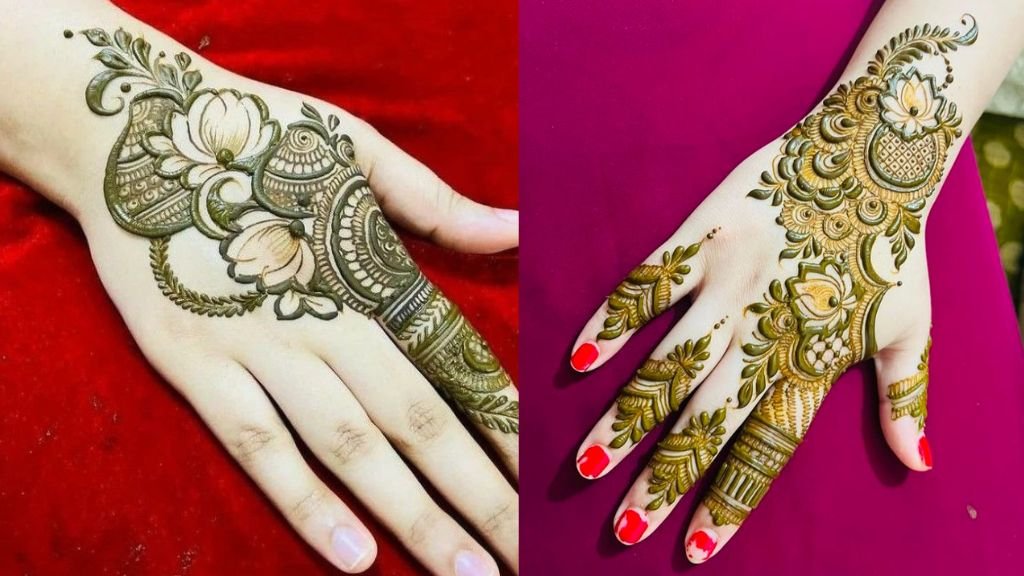 Back Side Mehndi Design