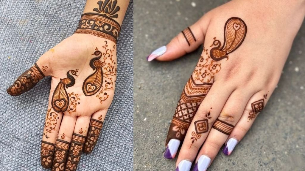 Beautiful Peacock Mehndi Design