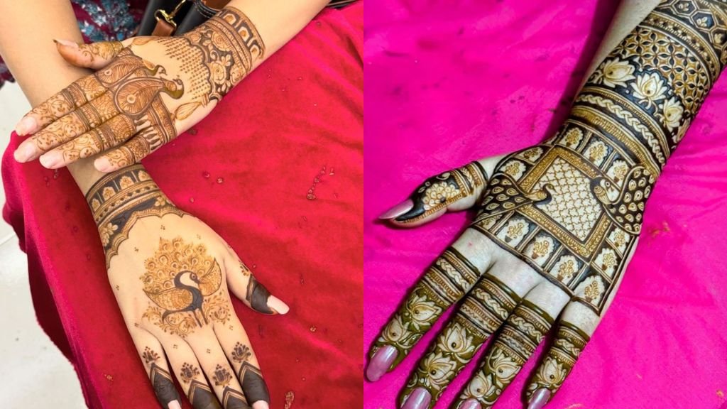 Beautiful Peacock Mehndi Design