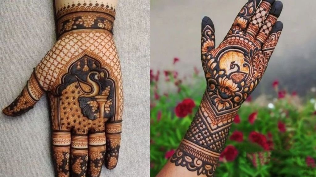 Beautiful Peacock Mehndi Design 