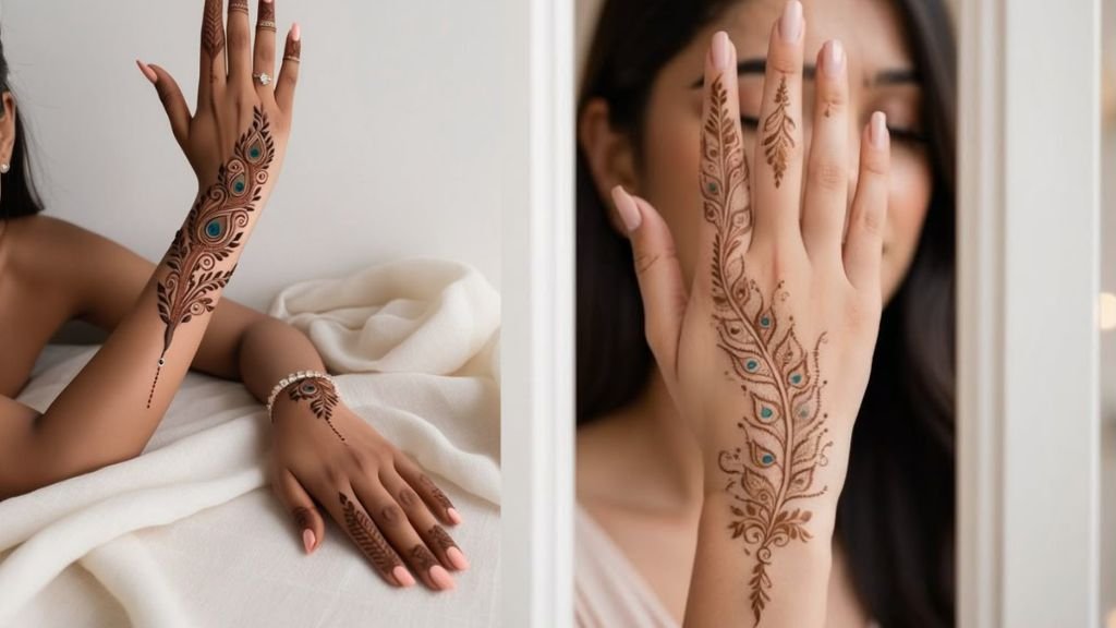 Beautiful Peacock Mehndi Design