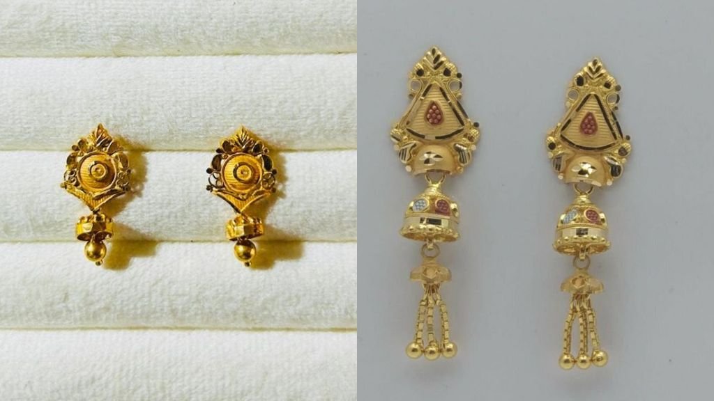 Traditional  Gold Earrings