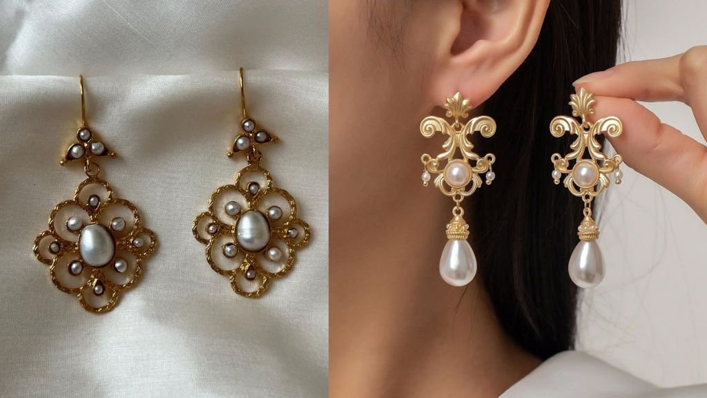 Traditional Gold Earrings