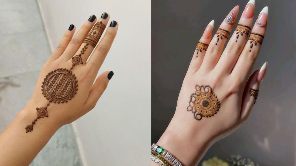 Simple Mehndi Design Back Hand