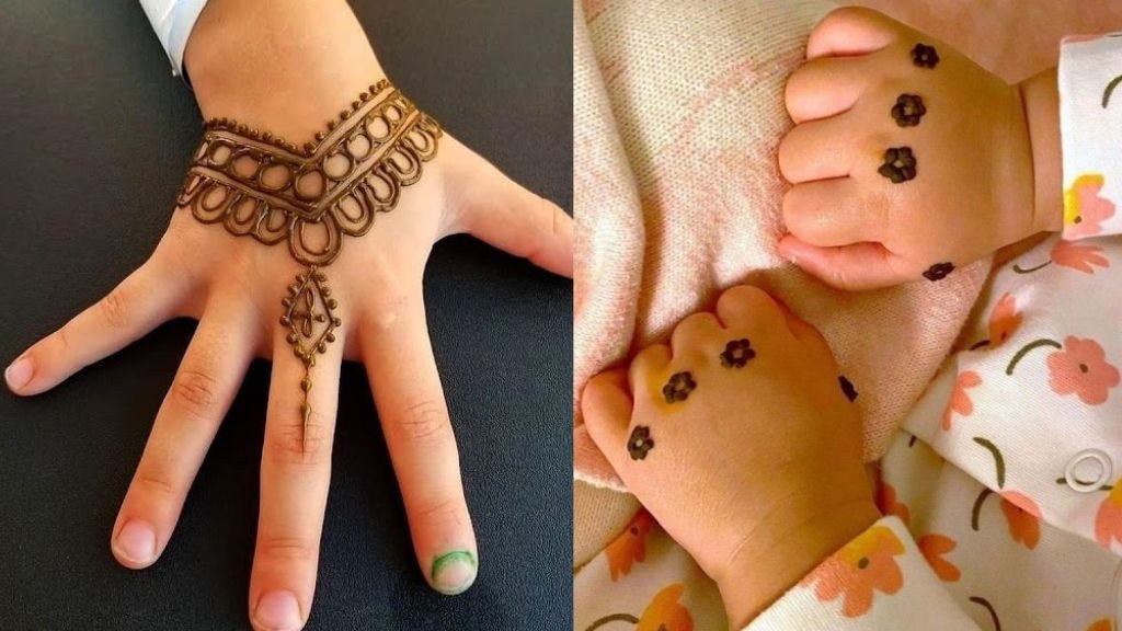 Bacchon ke Mehandi ke Design