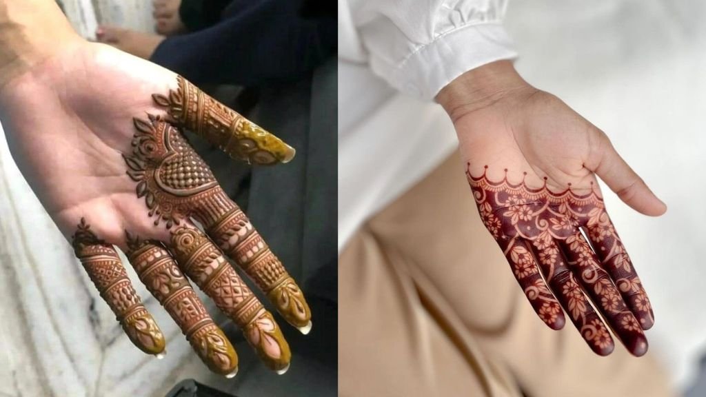 Half Hand Mehndi Design Arabic