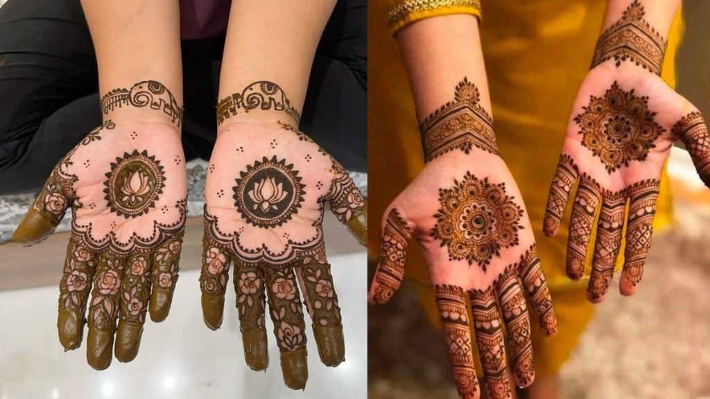 Front Hand Simple Mehandi Design