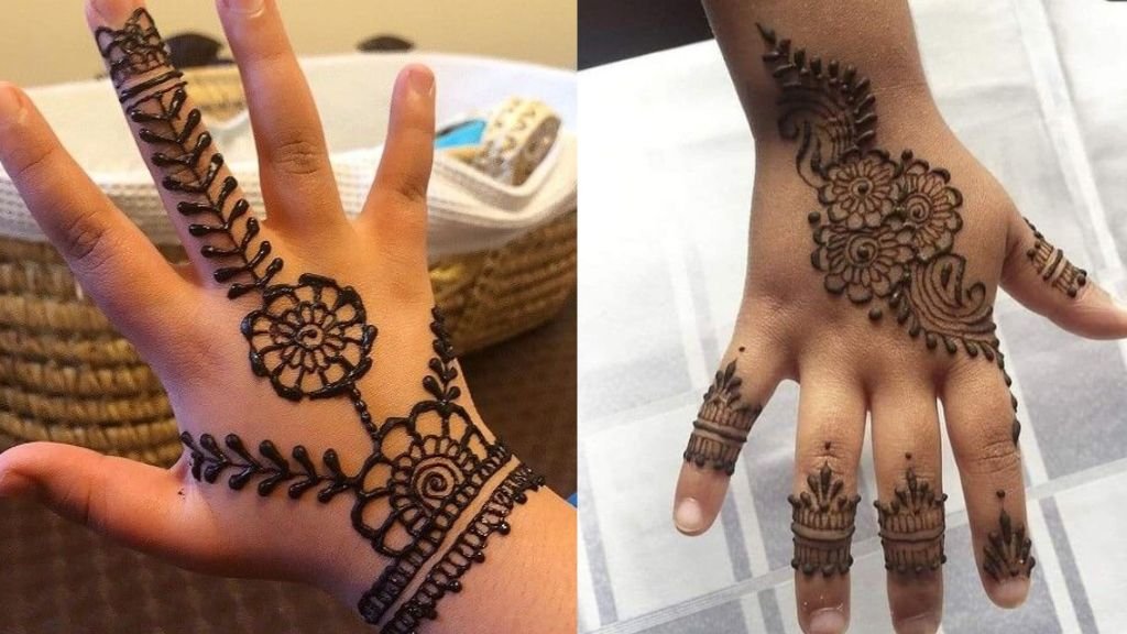 Bacchon ke Mehandi ke Design