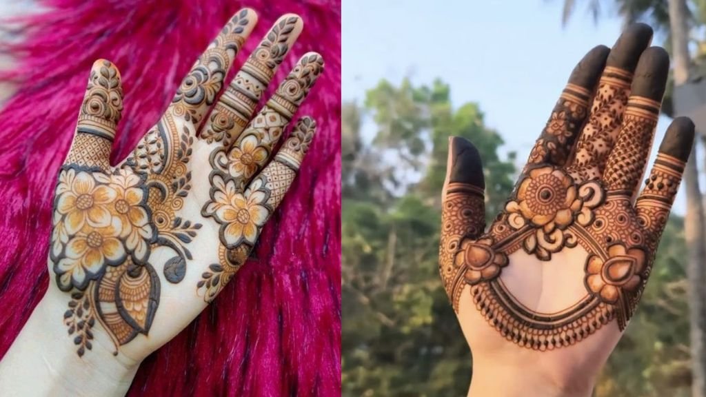 Front Hand Simple Mehndi Design Arabic