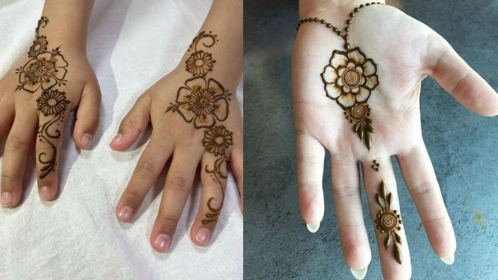 Bacchon ke Mehandi ke Design