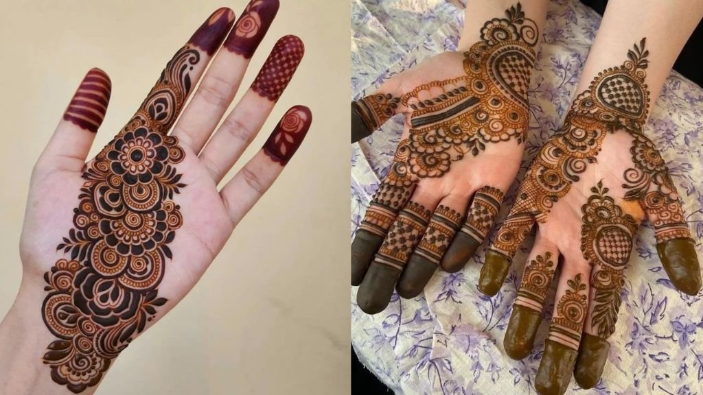 Front Hand Simple Mehndi Design Arabic