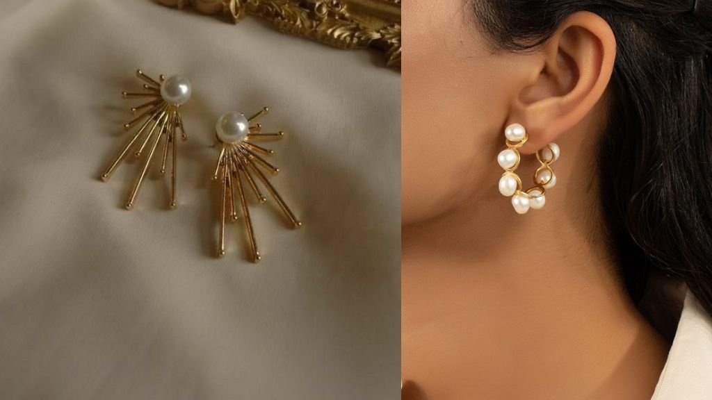 Pearl Design Earrings