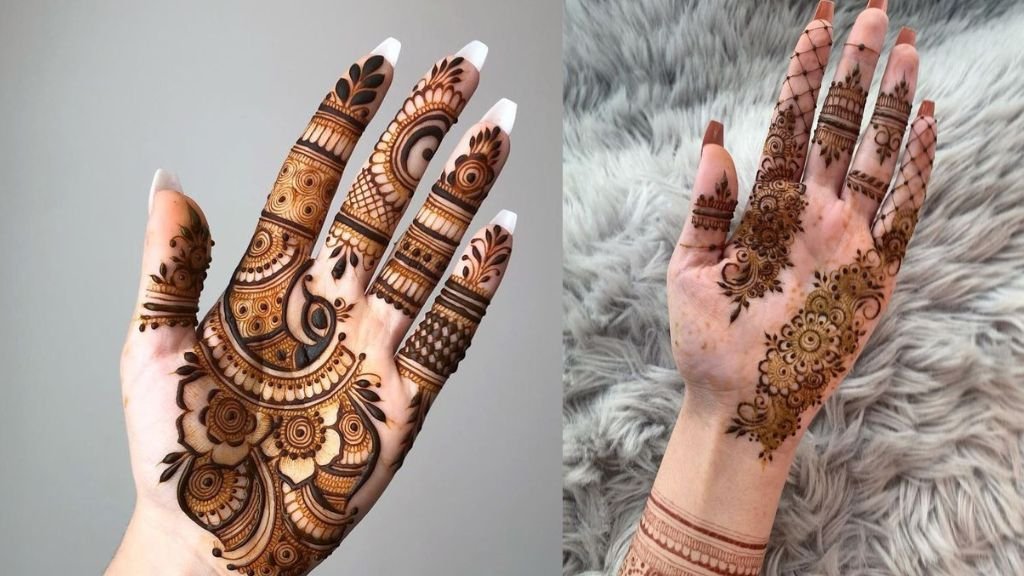 Front Hand Simple Mehndi Design Arabic
