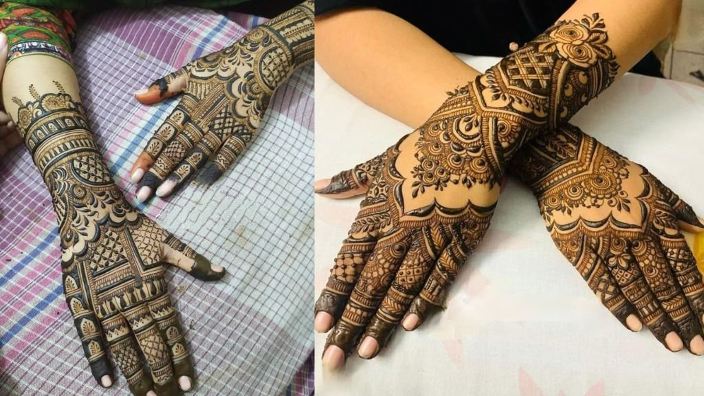 Back Full Hand Bridal Mehndi Design