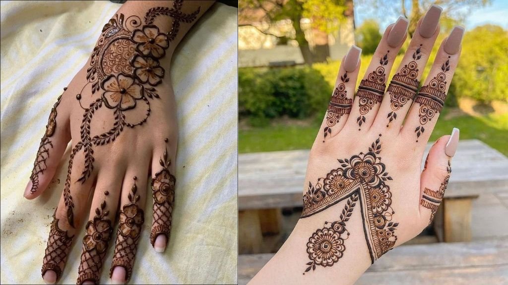 Simple Arabic Mehndi Design