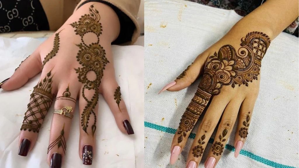 New Arabic Simple Mehndi Design