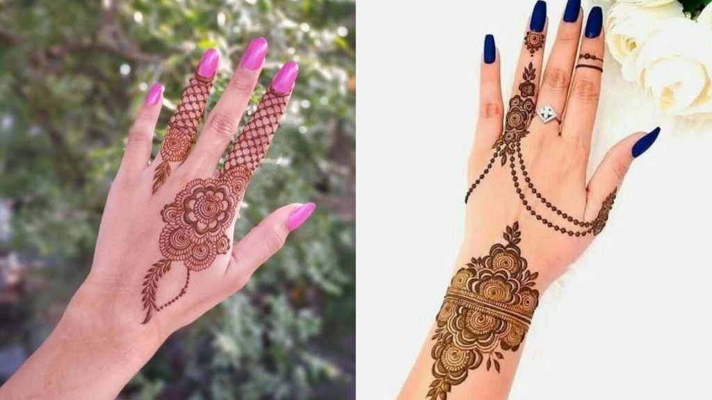 Simple Back Hand Mehndi Design