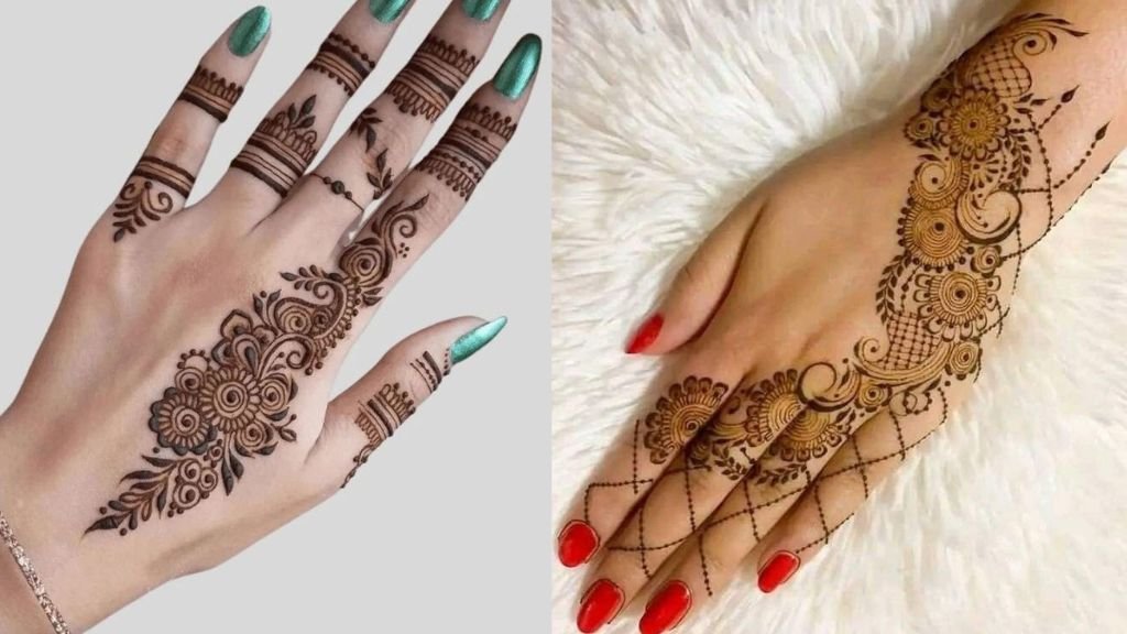 Simple Back Hand Mehndi Design