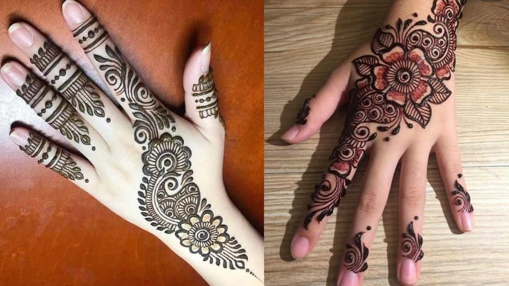 Simple Back Hand Mehndi Design