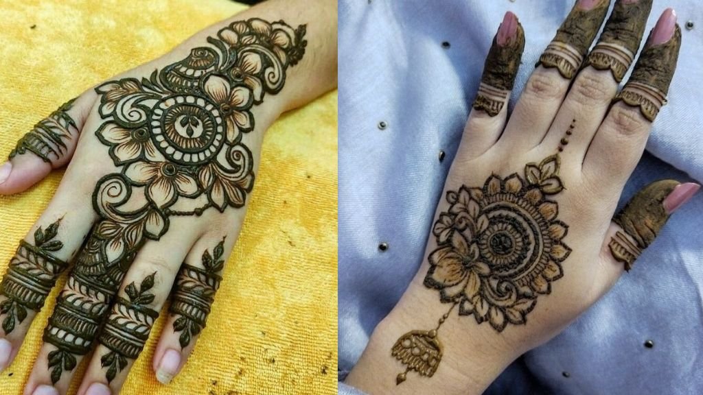 Simple Back Hand Mehndi Design