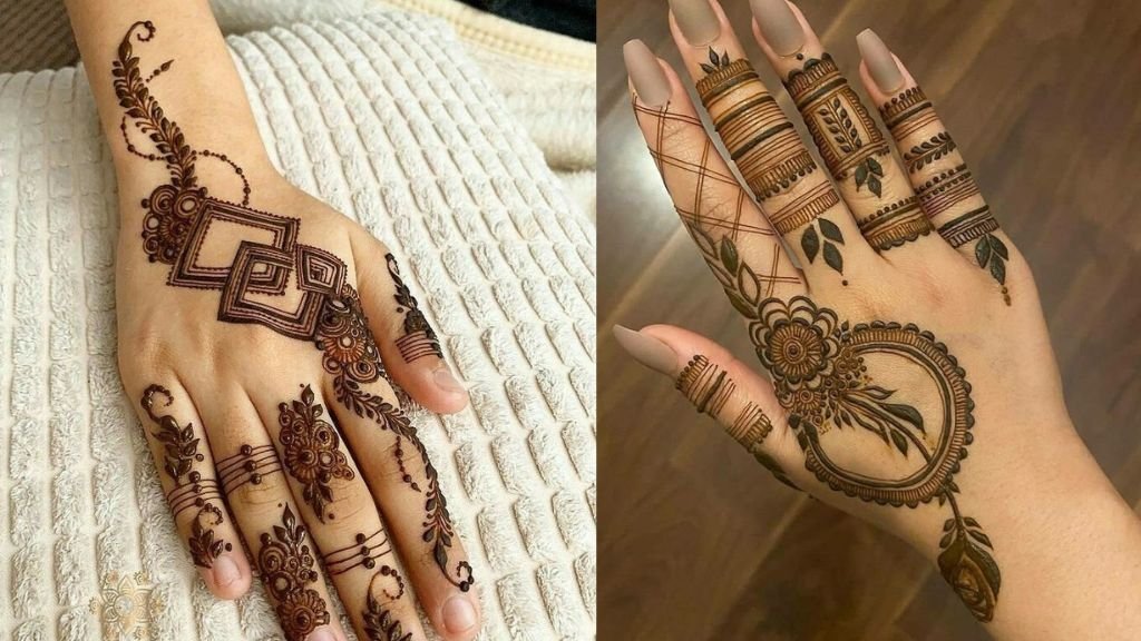 Simple Back Hand Mehndi Design