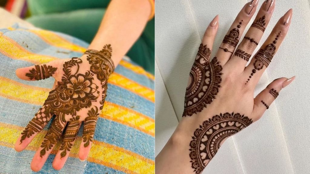 Easy Back Hand Mehndi Design