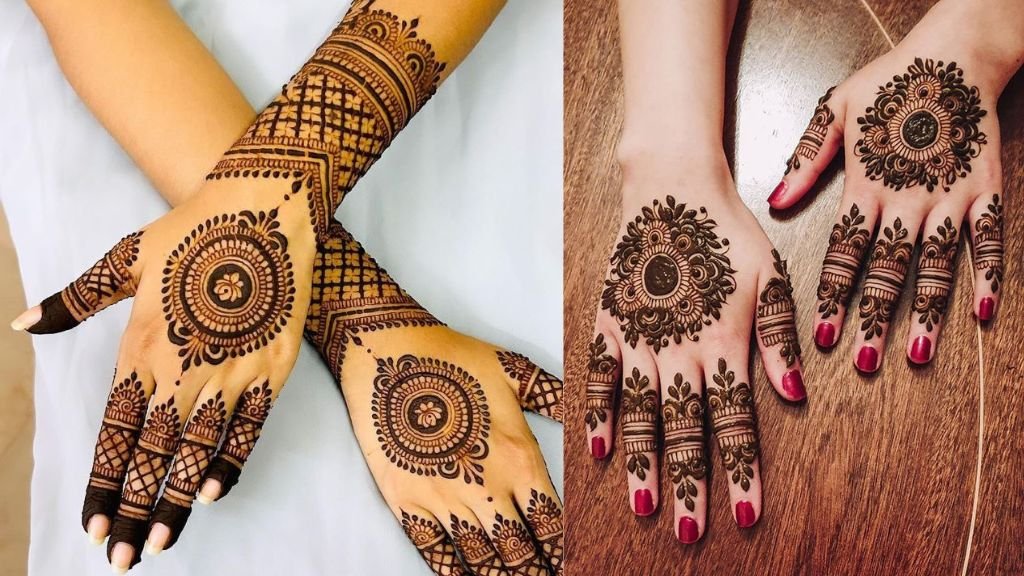 Easy Back Hand Mehndi Design