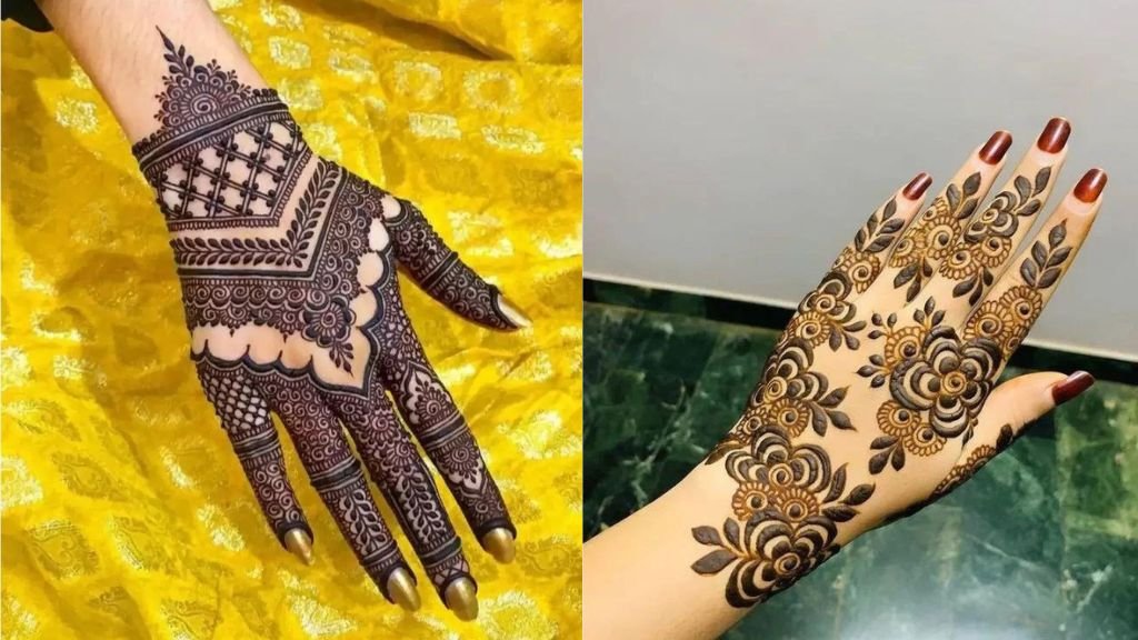 Easy Back Hand Mehndi Design