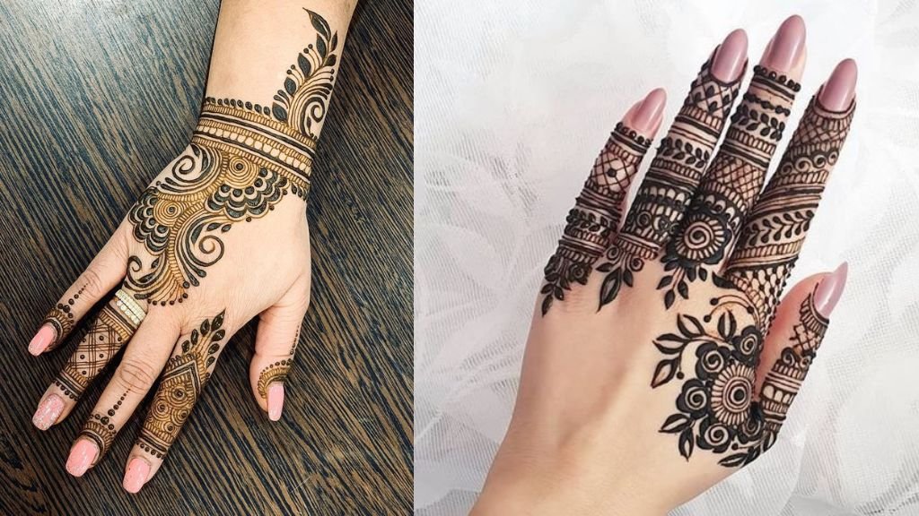 Short Mehndi Design Back Hand